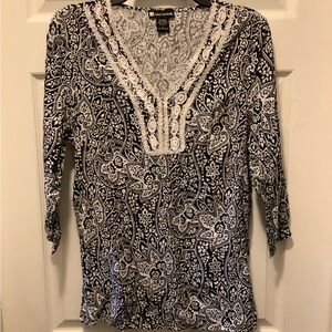 Valerie Bertinelli blouse, size L